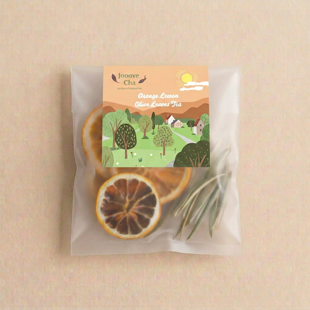 香橙檸檬橄欖葉茶