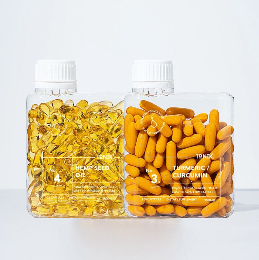 Tonik - Turmeric & Hemp Seed Oil Duo Set