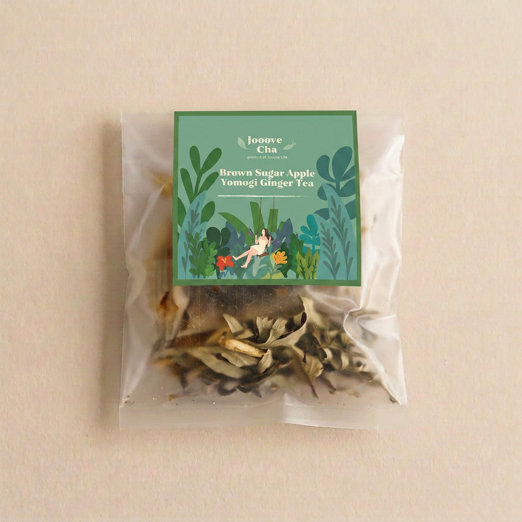 黑糖蘋果艾草薑茶